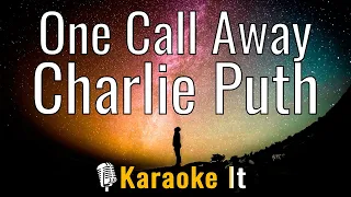 Download One Call Away - Charlie Puth (Karaoke Version) 4K MP3