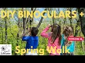 Kindergarten Spring Science Activity Nature Walk DIY Binocular Craft Easy Lesson