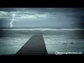 Rain & Thunder with Ocean Waves Sounds | White Noise for Relaxation, Sleep or Studying | 10 Hours