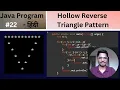 Hollow Reverse Triangle Pattern