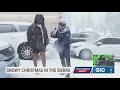 California Winter Storm Holiday travel slows as snow chain controls snarl I-80 traffic