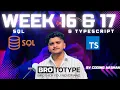 Week 16 17 BrototypeMalayalam SQL TypeScript PostgreSQL TypeScript OOPS