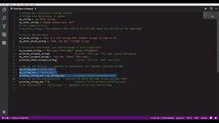 Python Data Types - Strings