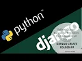 5 Django Bangla Tutorial How to Create Folder for Django application