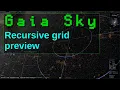 Gaia Sky - Recursive grid