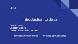 Java Basics Introduction to Java Filipino C01L01