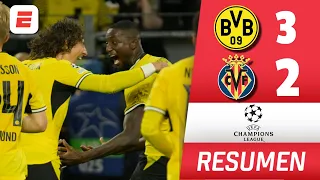 PARTIDAZO en CHAMPIONS. DORTMUND SUFRIÓ, pero logró la victoria ante VILLARREAL | Champions League