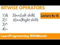Python Bitwise Operators Python Tutorials For Absolute Beginners In Hindi - 18