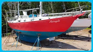 DIRT CHEAP STEEL Ketch W/ An Interior That’ll SHOCK YOU [Full Tour] Learning the Lines
