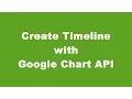 Create timeline with google chart api