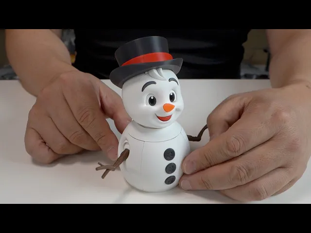 First Snow Baby (Foldable Snowman V2) video thumbnail
