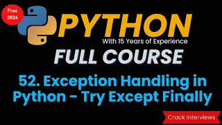 Exception Handling in Python Python Exception Handling