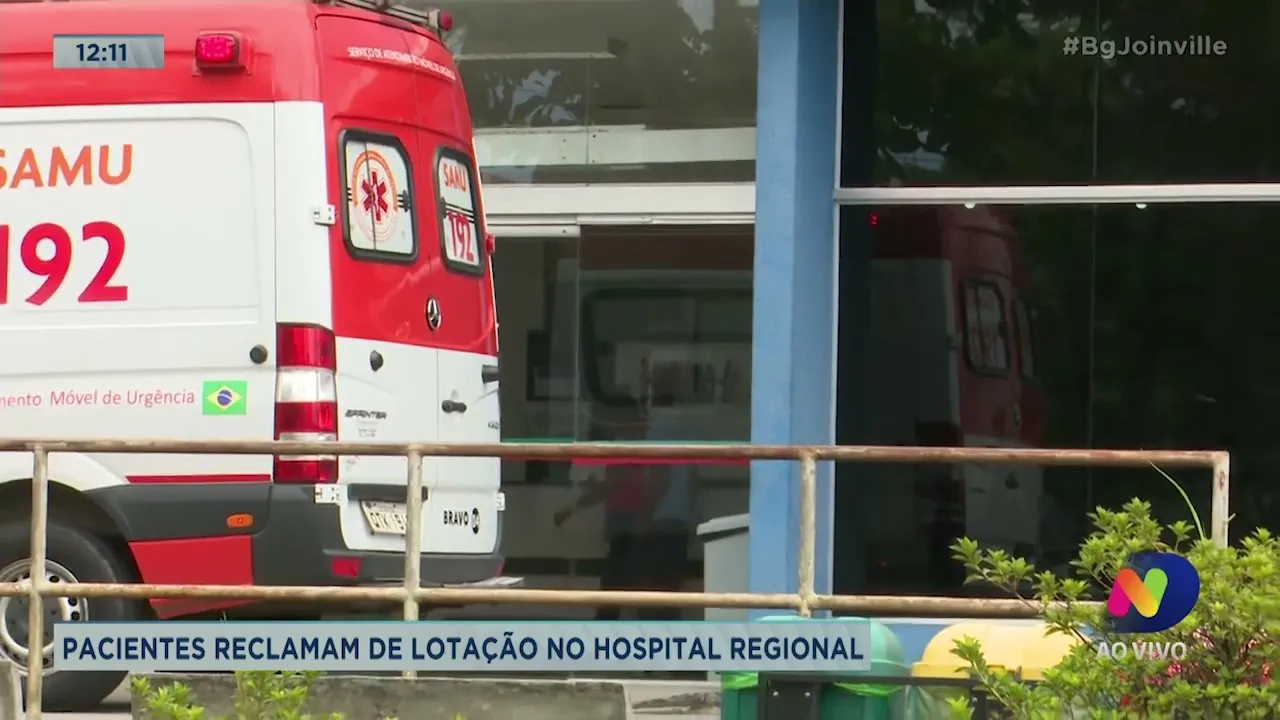 Pacientes reclamam de lotação no Hospital Regional