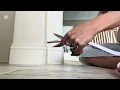 Flexible Peel Stick Quarter Round Molding Easy Trim for Floors Ceilings Corners