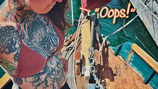 Deck Destroyed During Peak Sailing Season! Sailing Plans On Hold!