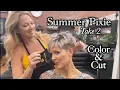 Salon Visit My End of Summer Pixie Cut Color