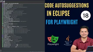 Eclipse IDE Autocomplete Code For Playwright Code Suggestion in Eclipse For Playwright