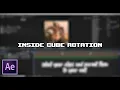 after effects tutorial inside cube rotation