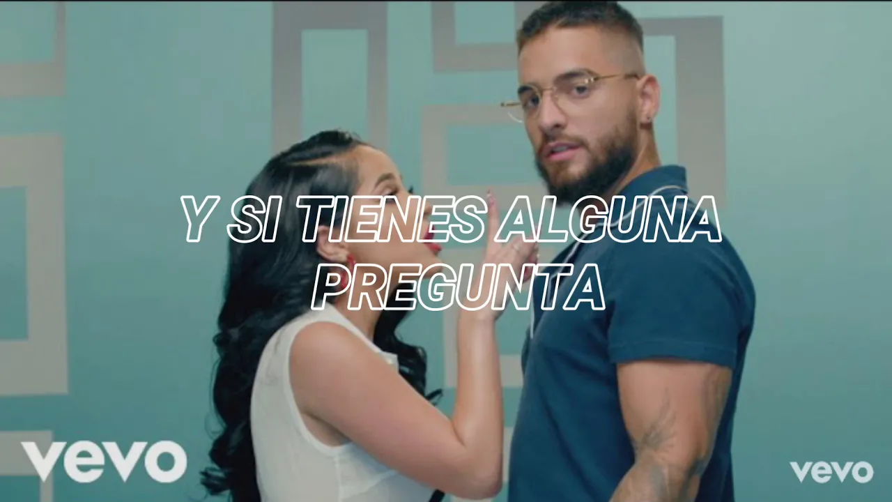 Becky G, Maluma - La Respuesta Letra Oficial