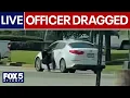 LIVE Traffic stop ends with officer getting dragged by car