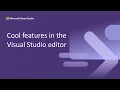 Editor shortcuts in Visual Studio