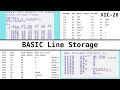 Basic Line Storage on the VIC-20