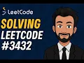 LeetCode 3432 Count Partitions with Even Sum Difference Java Solution Explained