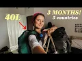 Lagu How to Pack for a Backpacking Trip!! 3 Months in ASIA!  (Osprey 40L)