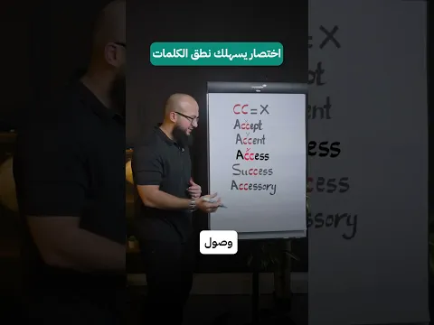 اختصار يسهلك نطق الكلمات بالانجليزي لاختبار الايلتس