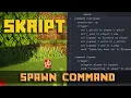 How to make Spawn Command - Minecraft Skript Tutorial