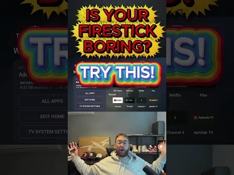 Is Your FIRESTICK BORING? Try this... #Firestick #FireTV #viral #fyp #androidtv
