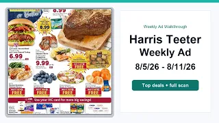 Harris Teeter Weekly Ad 26 - 26 Top Deals