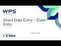 Direct Data Entry - Claim Entry