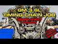 How To Replace Timing Chain On Chevy GM 3 6L V6 - Full Length Removal and Install