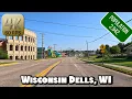 Driving Around Wisconsin Dells Wisconsin in 4k