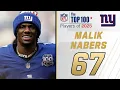 67 Malik Nabers WR Giants Top 100 Players of 2025