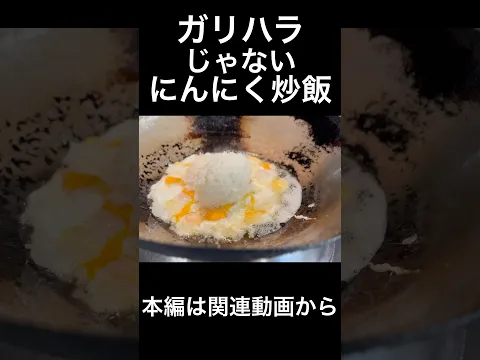 ガリハラじゃないにんにく炒飯 The Comeback of Garlic Harassment Disguised as Its Absence