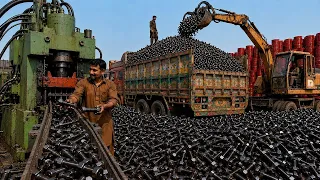 Pakistan Manufacturing Amazing Hex Bolt Mass Production Process