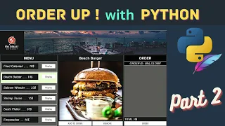 Python Tkinter Project - Restaurant Order system