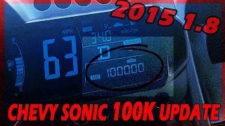 Chevy Sonic 100 000 MILES Update - Repairs Needed Review 100k 2015 Chevrolet Sonic LT 1 8