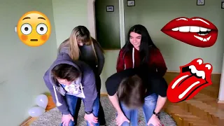 لعبة البالونات بين البنات و الشباب المشاكسين الجزء 3 تحدي في شوارع روسيا 