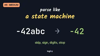String to Integer atoi LeetCode Medium Python Logixy