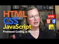 LIVE Coding a Vanilla JavaScript Slider HTML CSS JS Project Part 7