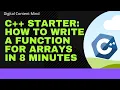 How to write an Array Function in C in 8 Minutes