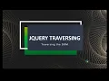 21 jQuery DOM Traversing in Hindi What is Traversing jQuery Tutorial in Hindi