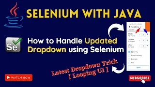 Selenium Tutorial for Beginners How to Handle Dropdowns in Selenium WebDriver Latest Dropdown