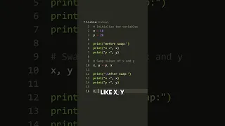 How to swap variables in Python