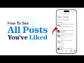 Hoe kun je alle berichten zien die je leuk vindt op Facebook?