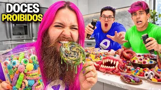 PROVEI DOCES PROIBIDOS DA GRINGA *os mais estranhos dos EUA