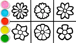 6 beautiful flowers drawing u0026 coloring mindful art to improve focus 433